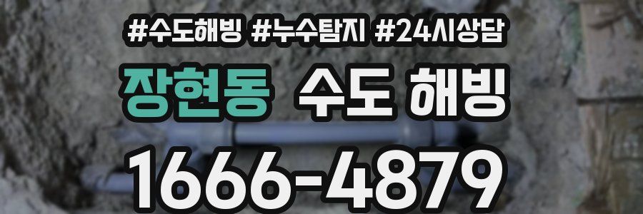 장현동 수도 해빙
