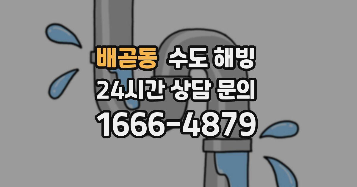 배곧동 수도 해빙