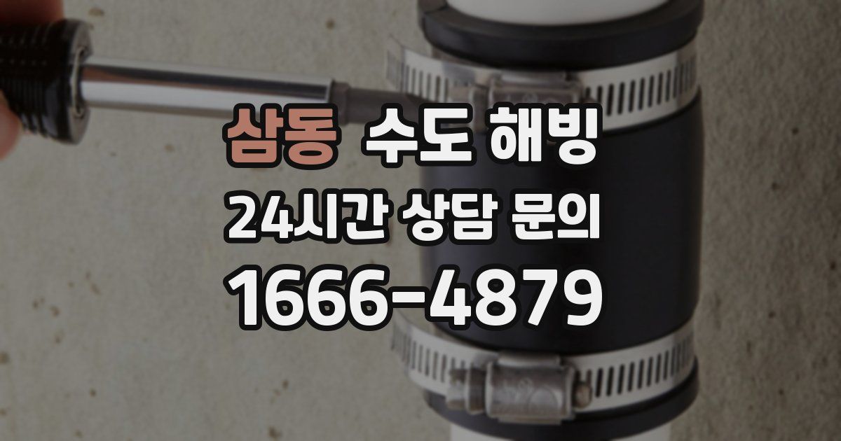 삼동 수도 해빙