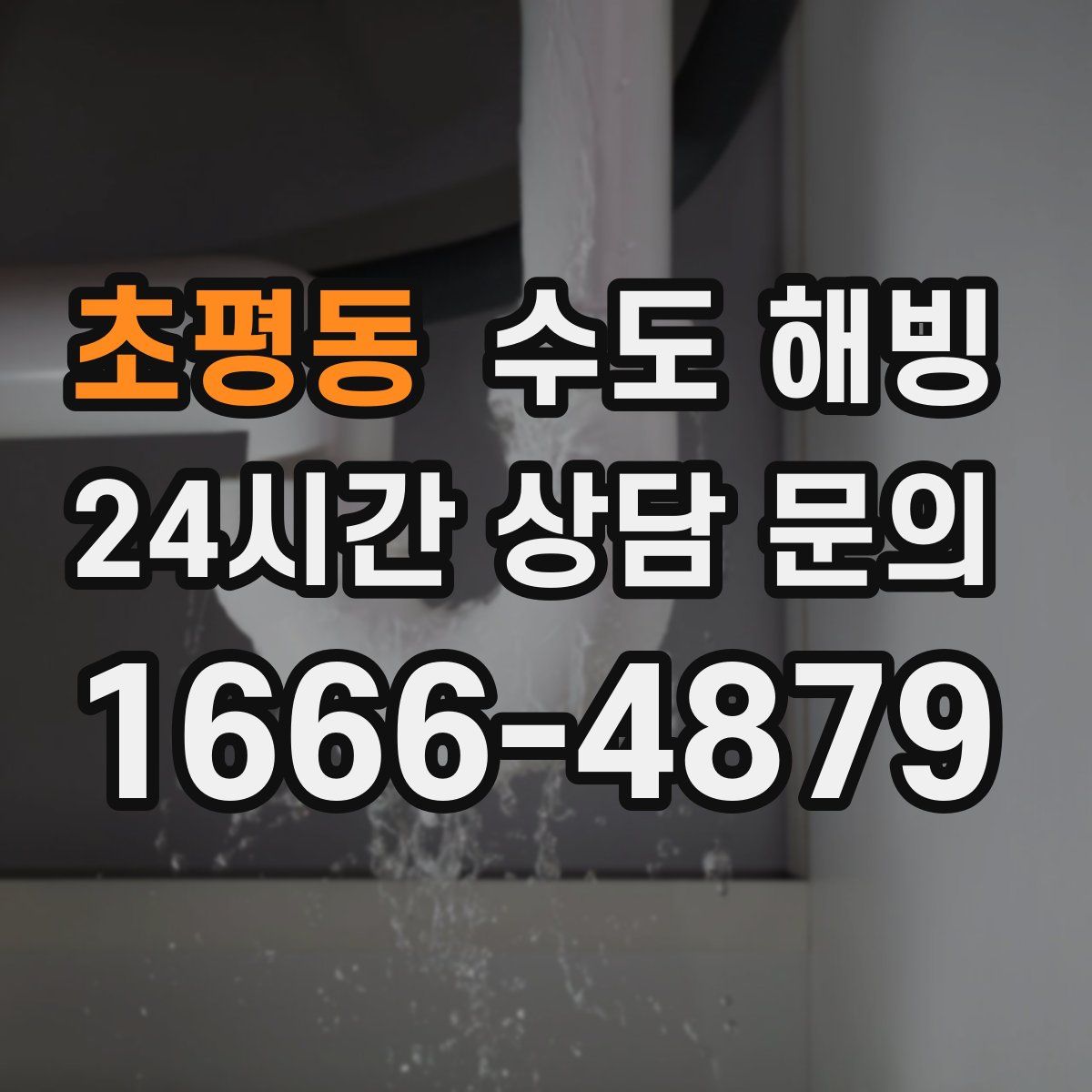 초평동 수도 해빙