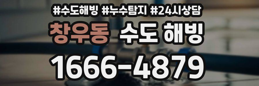 창우동 수도 해빙