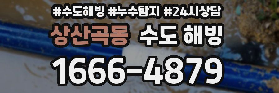 상산곡동 수도 해빙