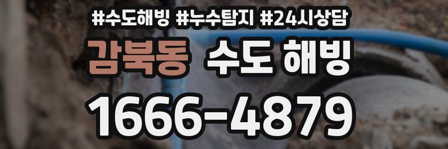 감북동 수도 해빙