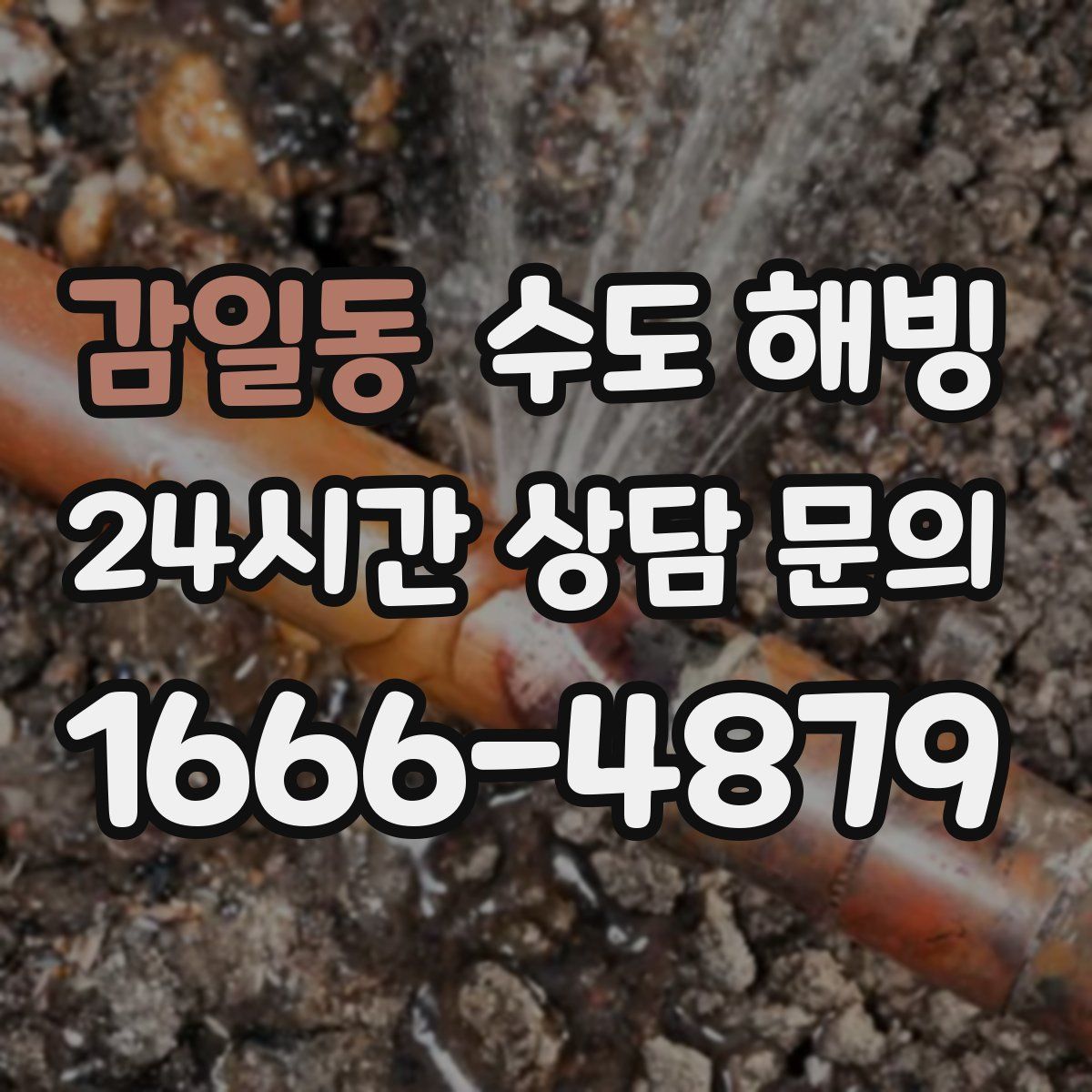 감일동 수도 해빙