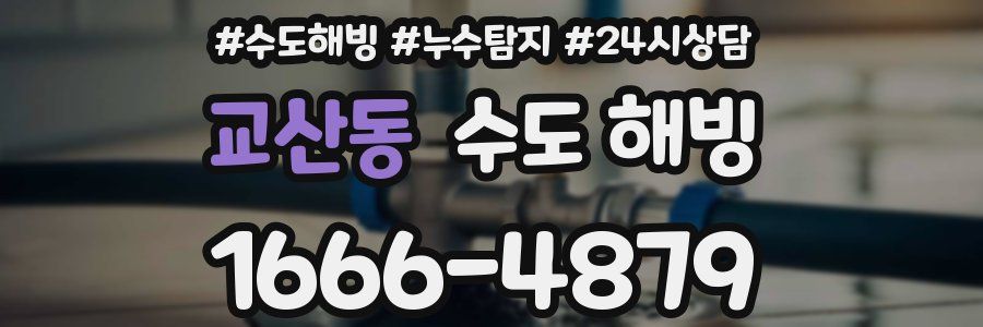 교산동 수도 해빙