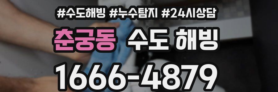 춘궁동 수도 해빙