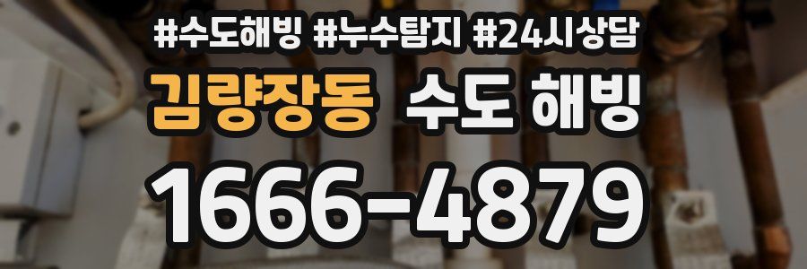 김량장동 수도 해빙