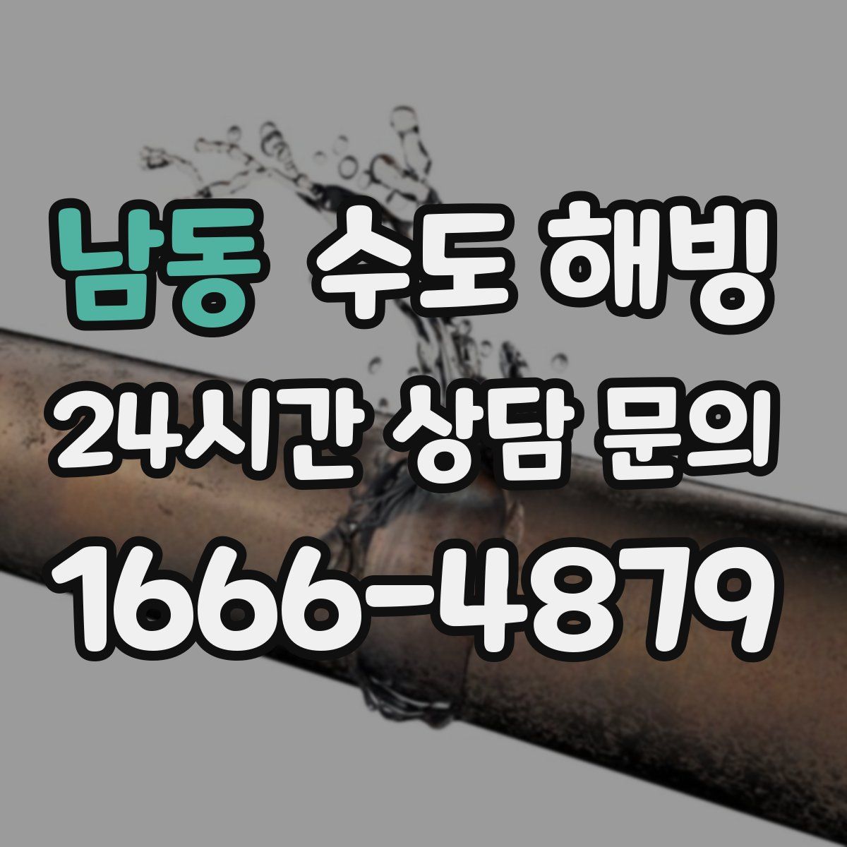 남동 수도 해빙