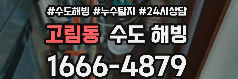 고림동 수도 해빙