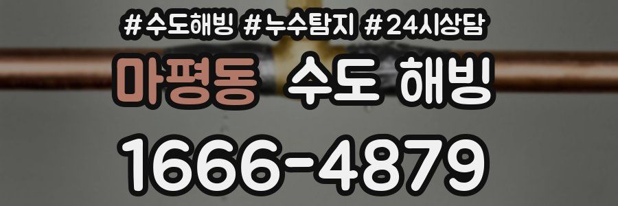 마평동 수도 해빙