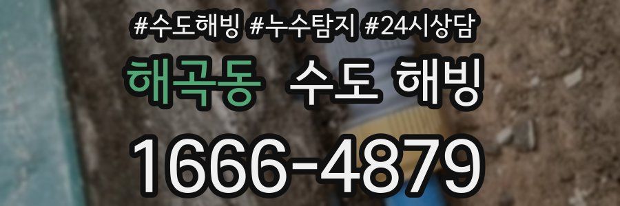 해곡동 수도 해빙