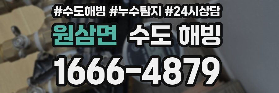 원삼면 수도 해빙