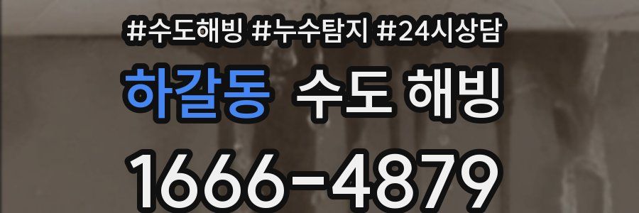 하갈동 수도 해빙