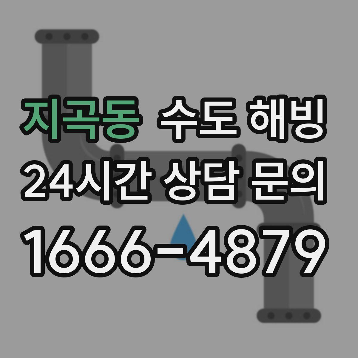 지곡동 수도 해빙