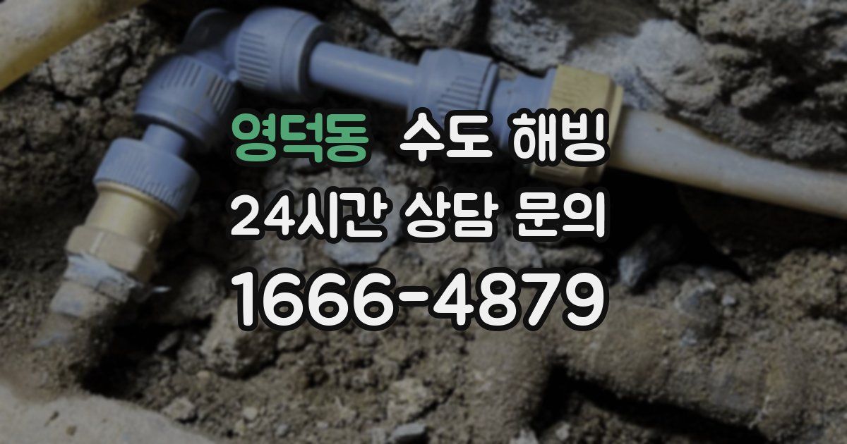 영덕동 수도 해빙