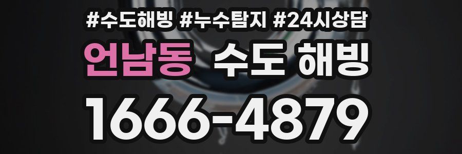 언남동 수도 해빙