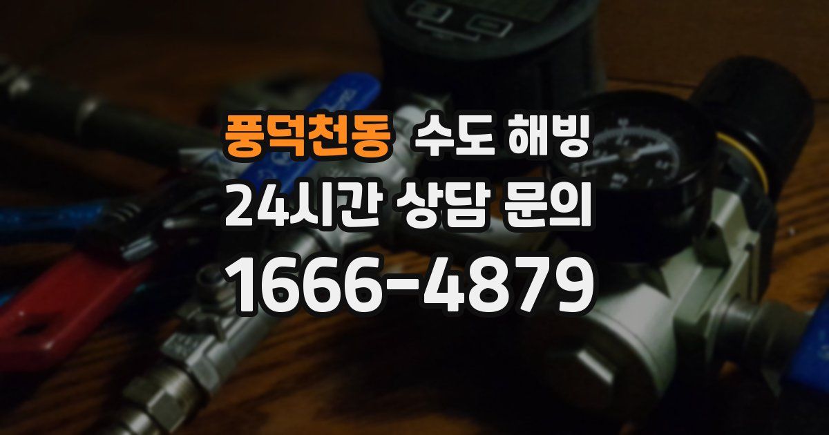 풍덕천동 수도 해빙