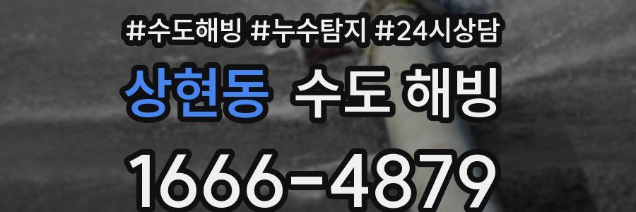 상현동 수도 해빙