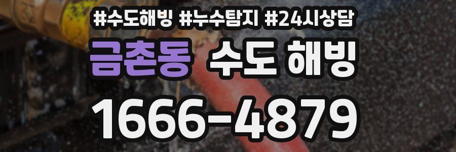 금촌동 수도 해빙