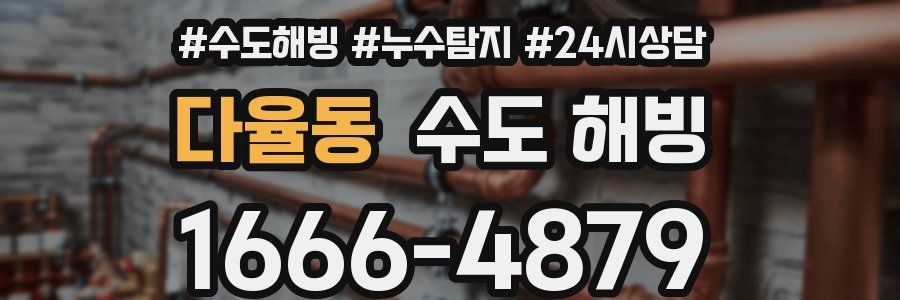 다율동 수도 해빙