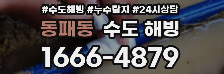 동패동 수도 해빙