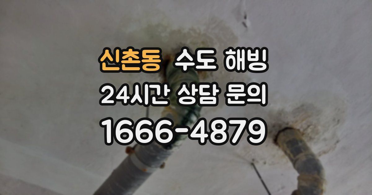 신촌동 수도 해빙