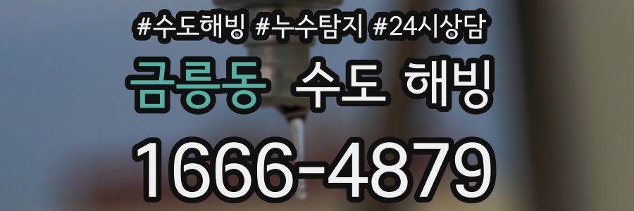 금릉동 수도 해빙