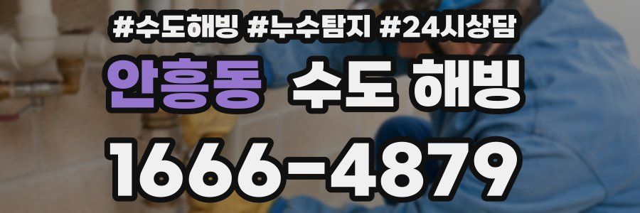 안흥동 수도 해빙