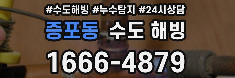 증포동 수도 해빙