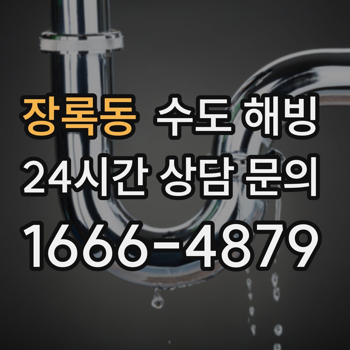 장록동 수도 해빙