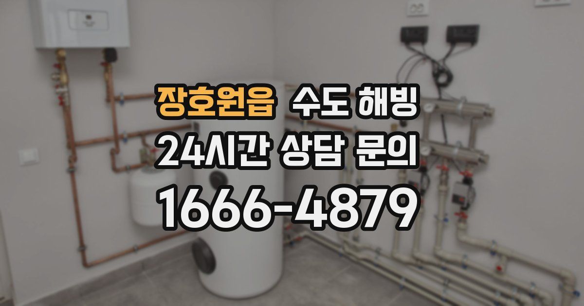 장호원읍 수도 해빙