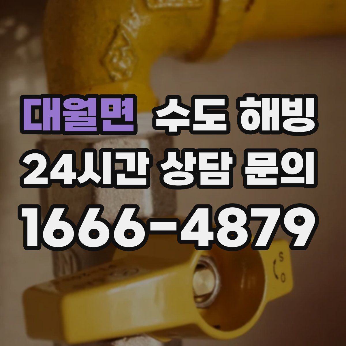대월면 수도 해빙 후 녹물 나오면 대처 방법