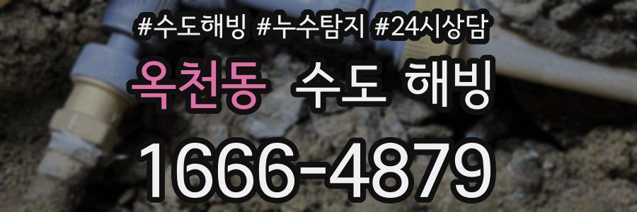 옥천동 수도 해빙