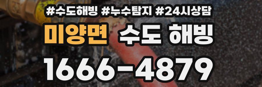 미양면 수도 해빙