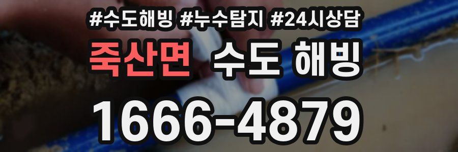 죽산면 수도 해빙