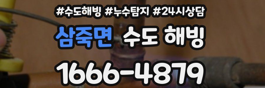 삼죽면 수도 해빙