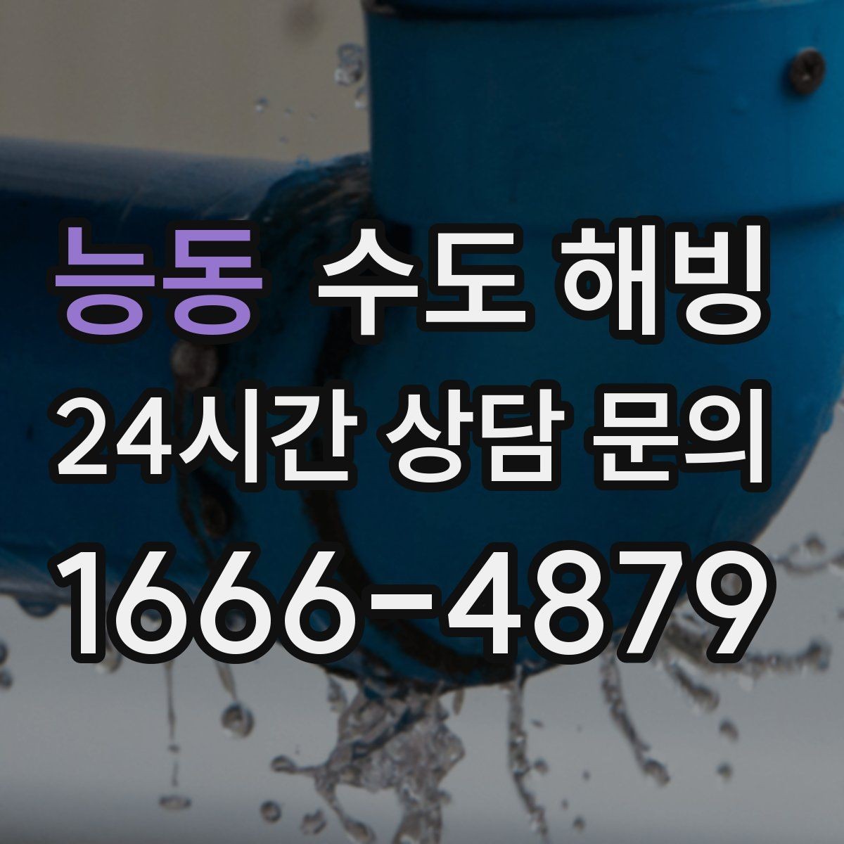 능동 수도 해빙 계량기함 안쪽에 얼음이 보이면 어떻게 해야 할까
