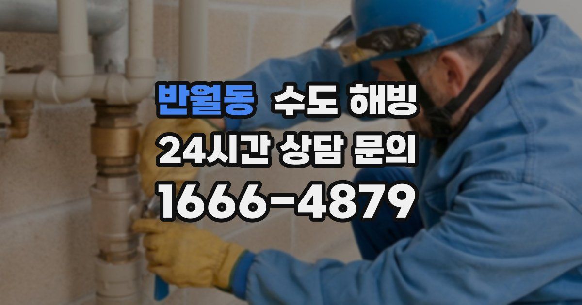 반월동 수도 해빙