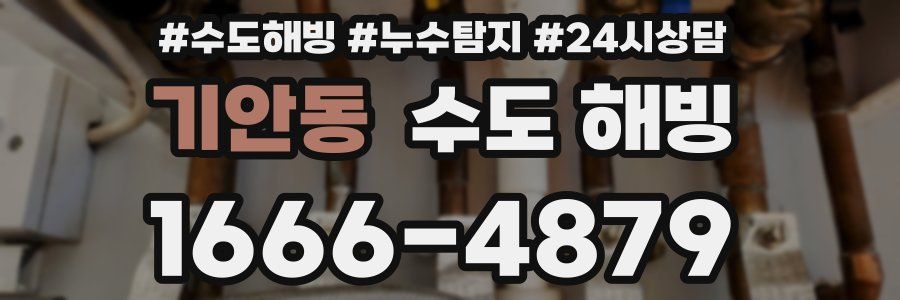 기안동 수도 해빙