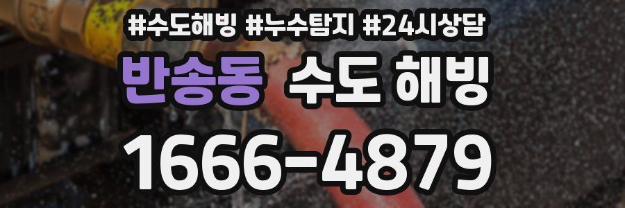 반송동 수도 해빙