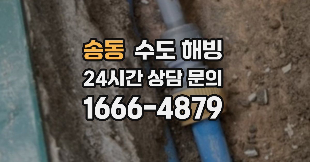 송동 수도 해빙