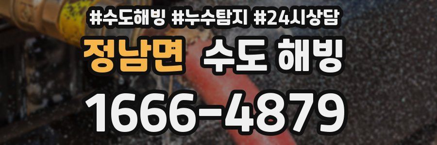 정남면 수도 해빙