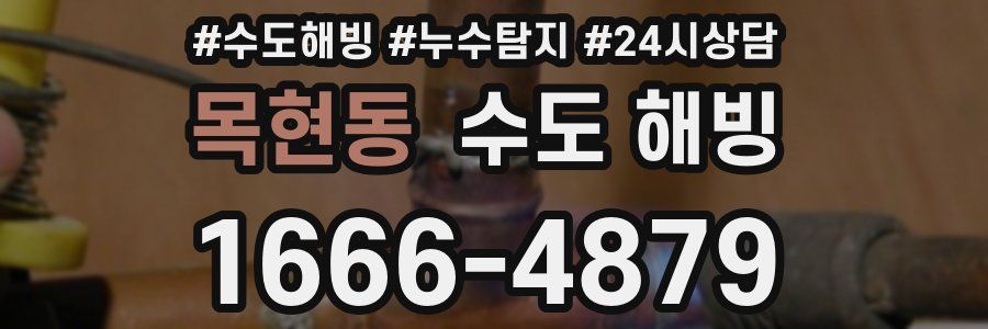 목현동 수도 해빙