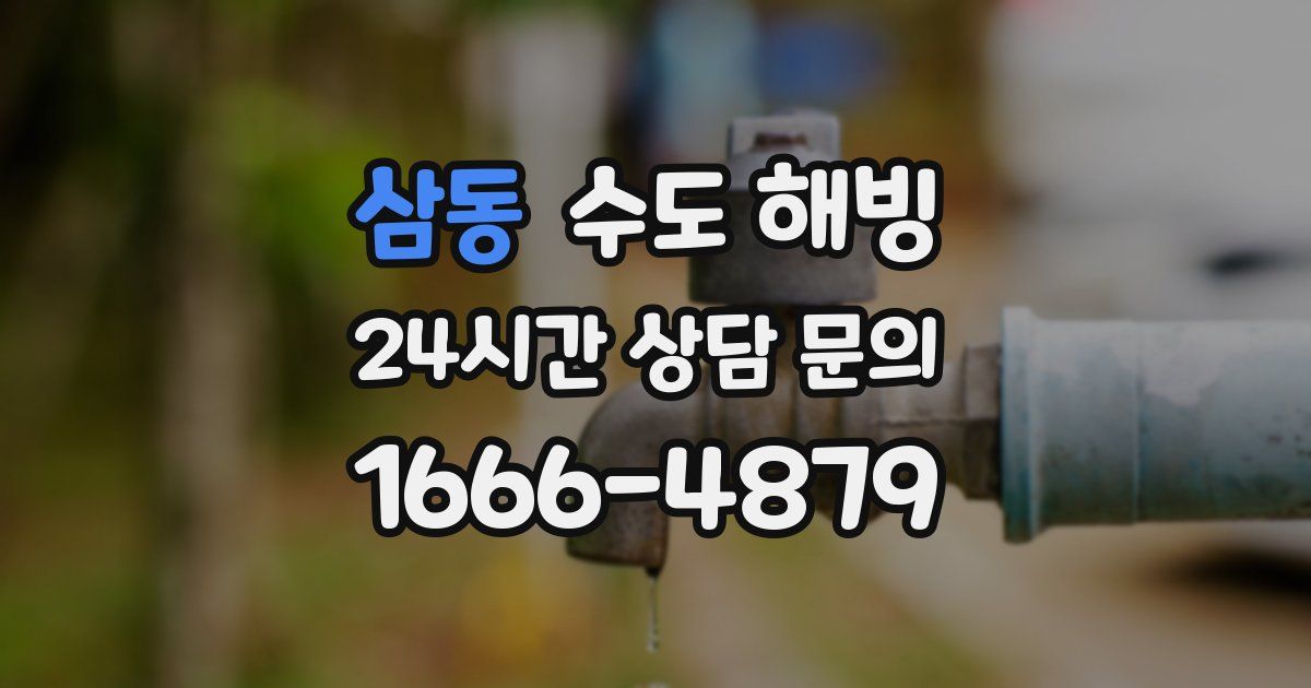 삼동 수도 해빙