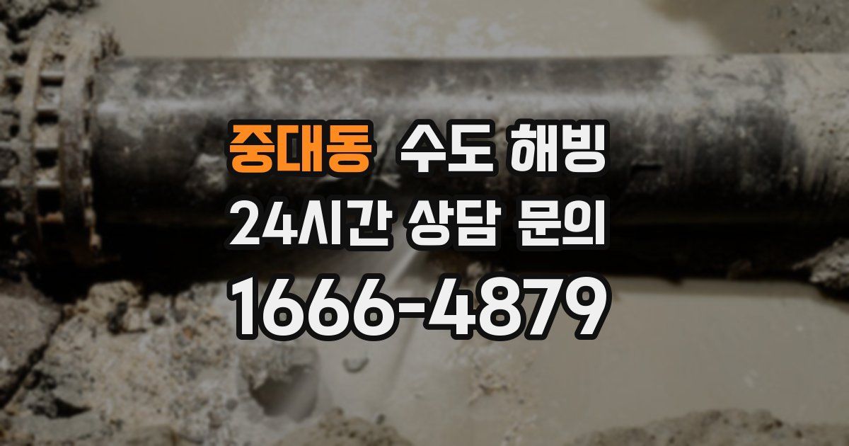 중대동 수도 해빙