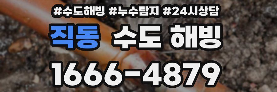 직동 수도 해빙