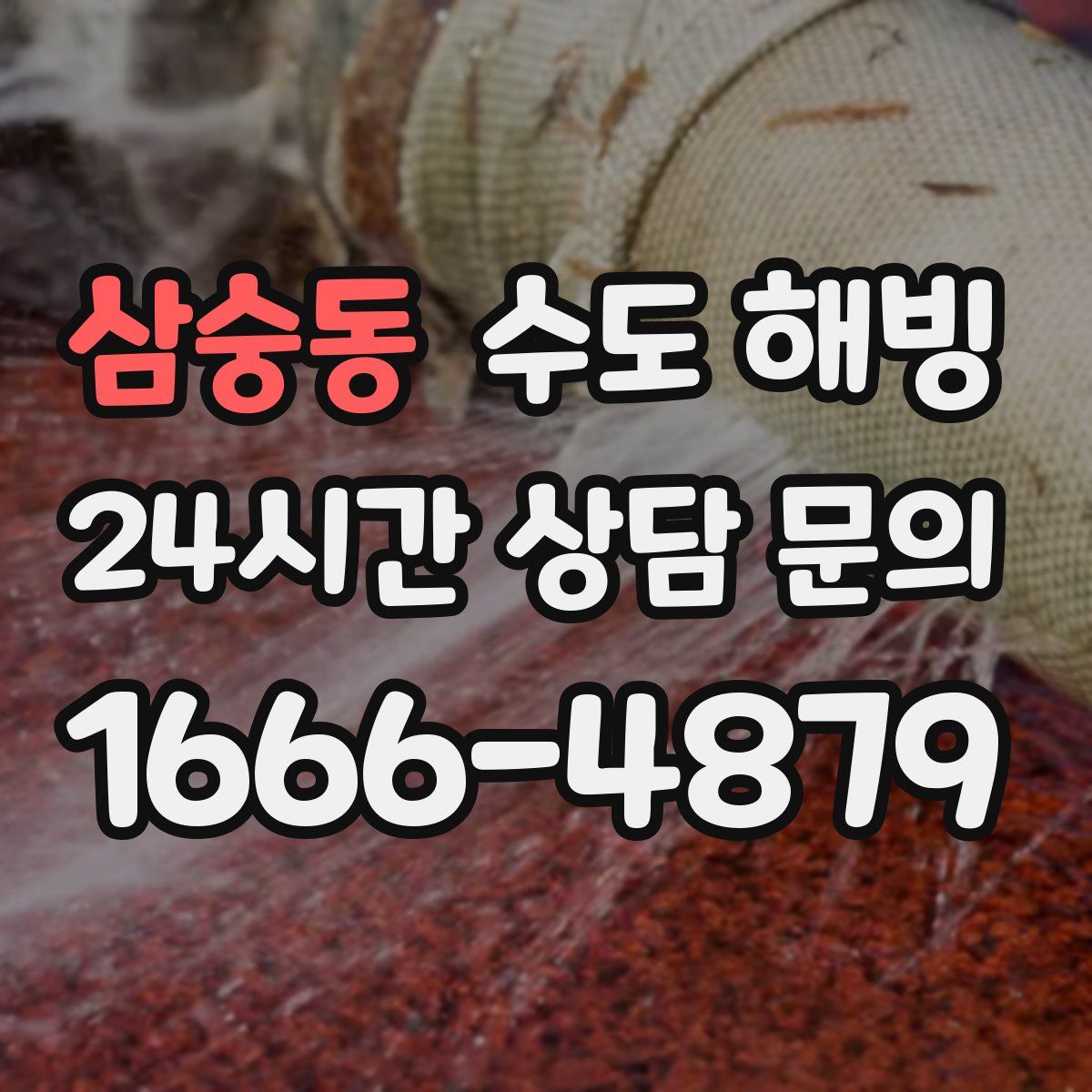 삼숭동 수도 해빙