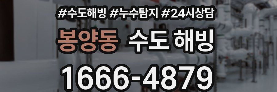 봉양동 수도 해빙