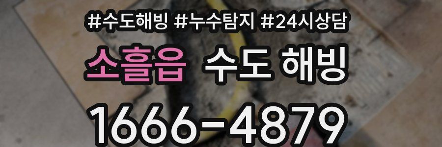 소흘읍 수도 해빙