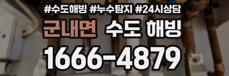 군내면 수도 해빙